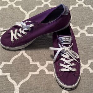 Women's Purple Canvas Sneakers